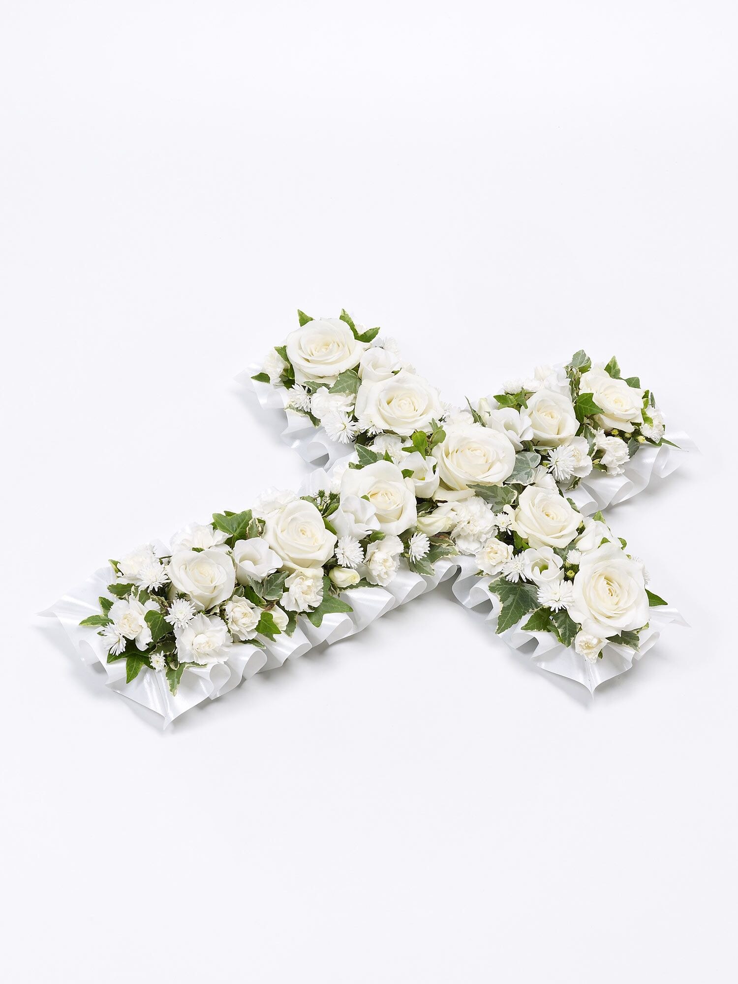 Petite Cross Flower Arrangement